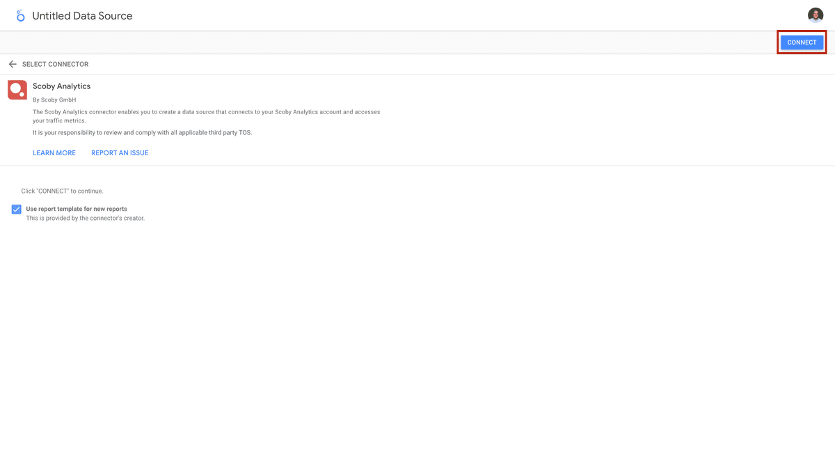 Add you Scoby Analytics Access Key